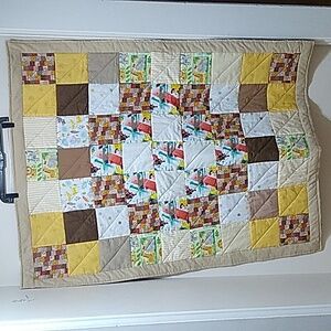 Kid's Patchwork Quilt, Toy Story, Woodland, Zoo Animals, Bees